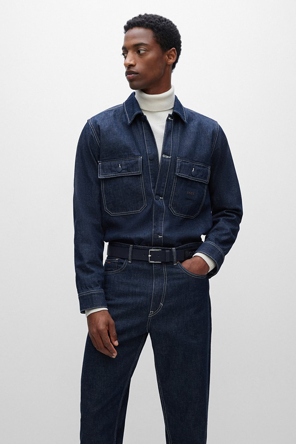 ΖΩΝΗ BOSS - 401 ΜΠΛΕ